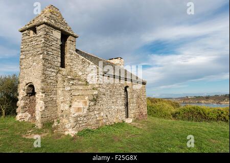 Frankreich, Ille et Vilaine, Cancale, Schutz der Daules Stockfoto