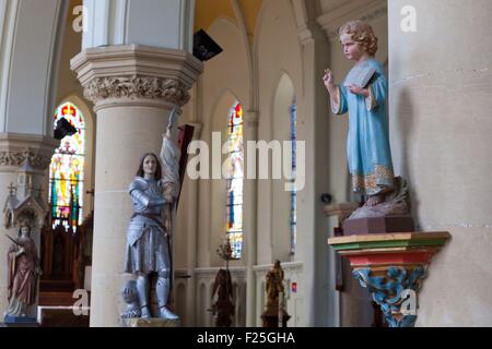 Frankreich, Nord, Terdeghem, Saint-Martin-Kirche Stockfoto