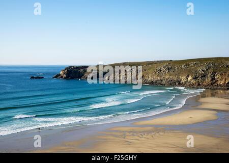 Frankreich, Finistere, Cap Sizun, Plogoff die Bucht der Toten Stockfoto