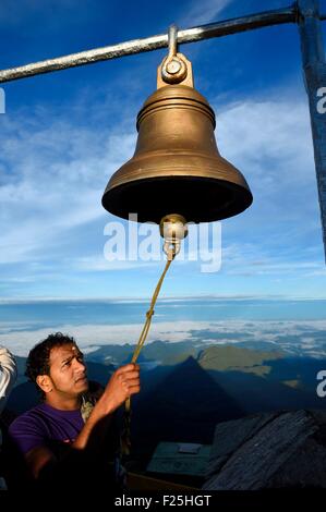 Sri Lanka, Zentrum der Provinz, Dalhousie, Tempel an der Spitze der Adam's Peak Stockfoto