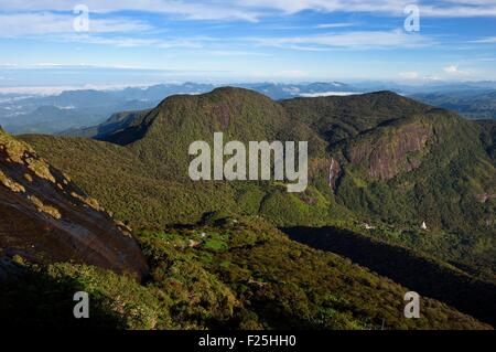 Sri Lanka, Zentrum der Provinz, Dalhousie, Landschaft auf dem Weg zum Adam's Peak Stockfoto