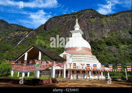 Sri Lanka, Zentrum der Provinz, Dalhousie, Tempel auf dem Weg zum Adam's Peak Stockfoto