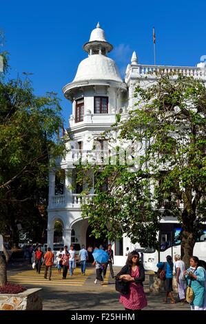 Sri Lanka, Zentrum der Provinz, Kandy, das Queen Hotel aus der Kolonialzeit Stockfoto