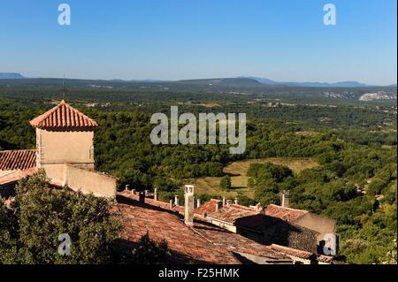 Frankreich, Var, Parc Naturel Regional du Verdon, das Dorf Baudinard-Sur-Verdon Stockfoto