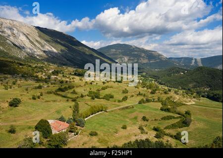 Frankreich, Var, regionalen Naturparks Verdon, Bargeme Dorf gekennzeichnet Les Plus Beaux Dörfer de France (The Most schöne Dörfer von Frankreich) Stockfoto