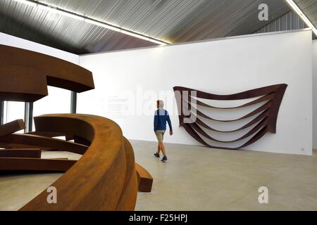 Frankreich, Var, Le Muy, Fondation Bernar Venet, neue Galerie Stockfoto
