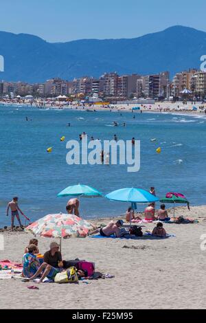 Frankreich, Pyrenäen Orientales, Canet En Roussillon, Canet plage Stockfoto