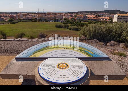 Frankreich, Herault, Le Cap d ' Agde, Aussichtspunkt Stockfoto