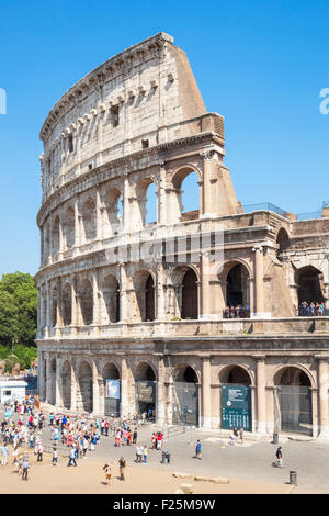 Kolosseum in Rom oder Flavian Amphitheater Rom Latium Italien EU Europa Stockfoto