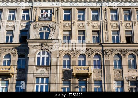 Polen, Region Masowien, Warschau, New City, Art-Deco-Architektur Stockfoto