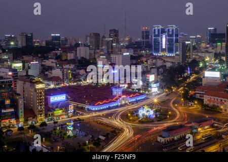 Vietnam, Ho-Chi-Minh-Stadt, Innenstadt, Quanrter N8 1, Ben Thanh Markt Stockfoto