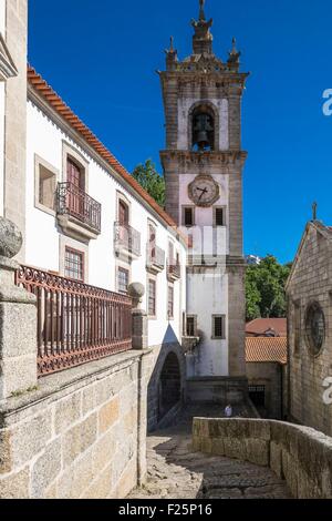 Portugal, Nordregion, Amarante, malerisches Städtchen entlang der Tamega, São Domingo Church des 18. Jahrhunderts Stockfoto