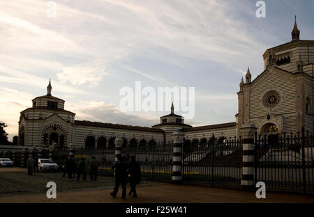 Cimitero Monumentale - Friedhof monumentale in Mailand - Italien Stockfoto