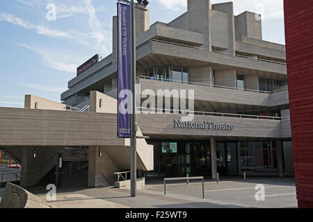 Das Nationaltheater auf der South Bank, London. Stockfoto