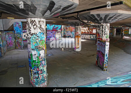 Southbank Skatepark, London. Stockfoto