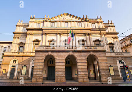 Teatro Alla Scala in Mailand Stockfoto