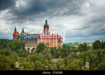 Schloss Fürstenstein in Walbrzych mit Nazi-Tunnel Stockfoto