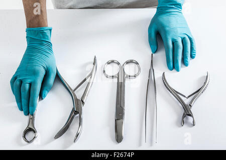 chirurgische Instrumente Stockfoto