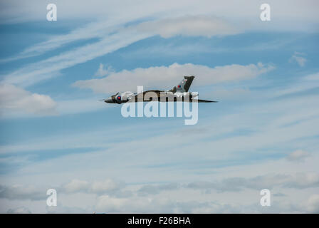 Letzten fliegen Vulcan Bomber XH558 beim RIAT RAF Fairford 2015 Stockfoto