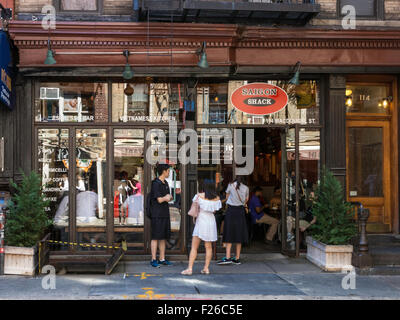 MacDougal Street, Greenwich Village, New York Stockfoto