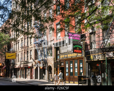 MacDougal Street, Greenwich Village, New York Stockfoto