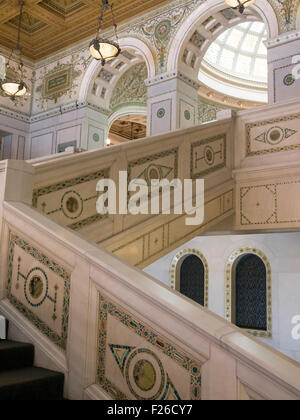 Chicago Cultural Center, eines der meistbesuchten Attraktionen in Chicago Illinois. Stockfoto