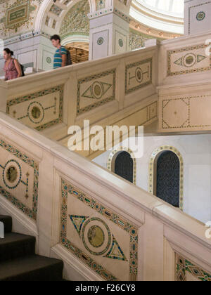 Chicago Cultural Center, eines der meistbesuchten Attraktionen in Chicago Illinois. Stockfoto