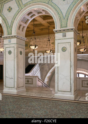 Chicago Cultural Center, eines der meistbesuchten Attraktionen in Chicago Illinois. Stockfoto