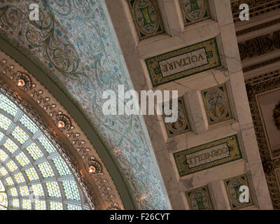 Chicago Cultural Center, eines der meistbesuchten Attraktionen in Chicago Illinois. Stockfoto