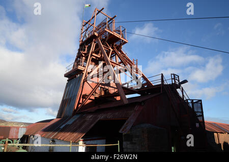 4. Februar 2015 generische Standardbild der Grube Kopf an Big Pit Mining Museum Blaenavon South Wales Stockfoto