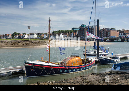 Lucy Lavers war ein RNLI-Rettungsboot Nr. 2 Station in Aldeburgh von 1940 bis 1959. Sie schied aus der Reserveflotte in 19 Stockfoto