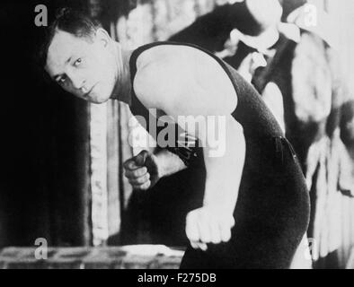 Vintage Foto von Boxer Stanley Ketchel (1886-1910) - zweifacher Weltmeister im Mittelgewicht. Stockfoto