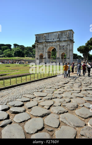 Italien, Rom, Konstantinbogen Stockfoto