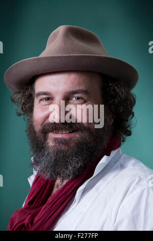 Dr. Martin Shaw, Geschichtenerzähler, an das Edinburgh International Book Festival 2015. Edinburgh, Schottland. 22. August 2015 Stockfoto