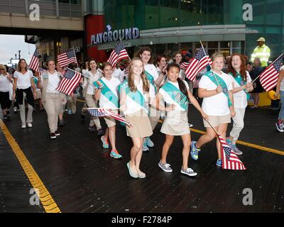 Atlantic City, NJ, USA. 12. Sep, 2015. Atmosphäre in Anwesenheit für die Miss America zeigen uns Ihre Schuhe Parade 2015, dem Boardwalk, Atlantic City, NJ 12. September 2015. © MORA/Everett Collection/Alamy Live-Nachrichten Stockfoto