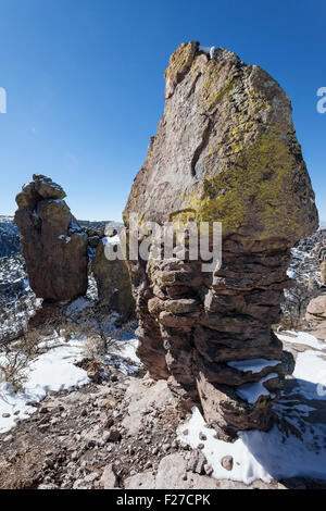 Rhyolith Hoodoo, Chiricahua National Monument, Arizona Stockfoto