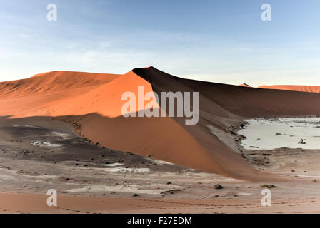 Hidden Vlei im südlichen Teil der Namib-Wüste, in der Namib-Naukluft Nationalpark Namibias. Stockfoto