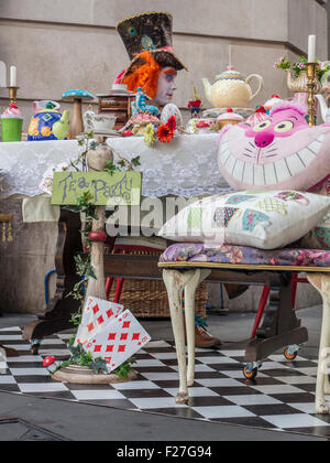 Alice im Wunderland den mad Hatter in London Stockfoto