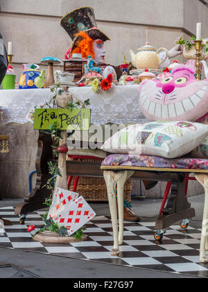 Alice im Wunderland den mad Hatter in London Stockfoto