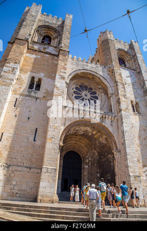 Die Kathedrale von Lissabon, Se de Lisboa, Lissabon, Portugal Stockfoto