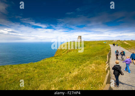Klippen von Moher in Irland Stockfoto