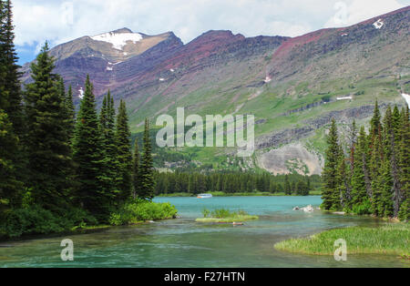 Glacier-Nationalpark in Montana Stockfoto