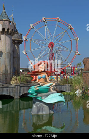 Kunst bei Banksy Ausstellung Dismaland in Regensburg, England Stockfoto