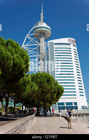 Torre Vasco da Gama Stockfoto