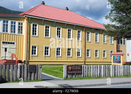 Russischen Bischofshaus, Sitka nationaler historischer Park, Alaska. Stockfoto