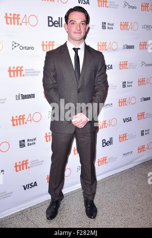 Toronto, Kanada. 13. Sep, 2015. Kevin Guthrie im Ankunftsbereich für Sonnenuntergang SONG Premiere beim Toronto International Film Festival 2015, Winter Garden Theatre, Toronto, Kanada 13. September 2015. Bildnachweis: Gregorio Binuya/Everett Collection/Alamy Live-Nachrichten Stockfoto