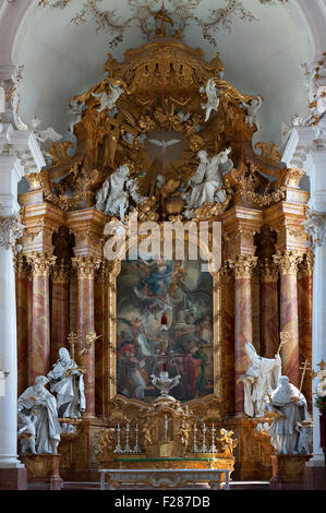 Hochaltar, Marienmünster, Dießen, Oberbayern, Deutschland Stockfoto