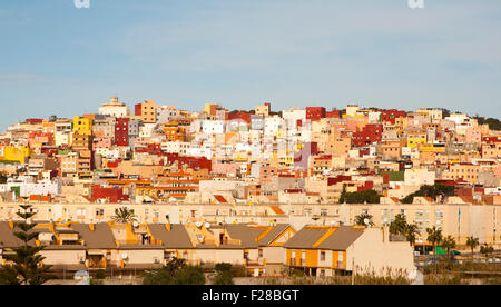 Immobilien in Melilla autonome Stadt spanischen Staatsgebiet in Nordafrika, Spanien Stockfoto