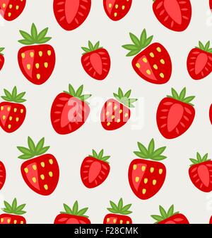 Erdbeeren. Vektor Eps 10. Stock Vektor