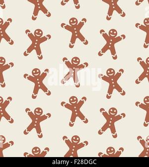 Sammlung von Weihnachtsplätzchen isoliert auf einem weißen. Vektor-illustration Stock Vektor